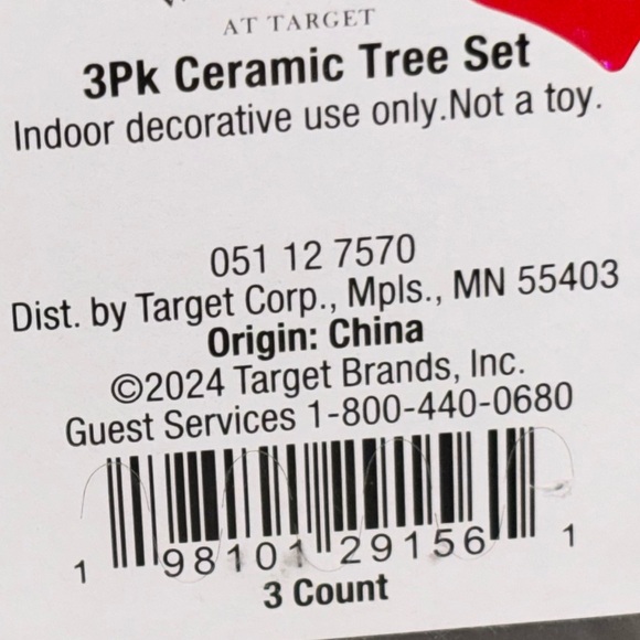 3 Pack Ceramic Tree Set from WonderShop at Target - Picture 9 of 12